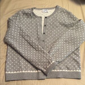 Old Navy Gray Patterned Men's Sweater